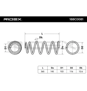 Ressort de suspension pour NISSAN, RENAULT- 7700311494, 8200666436 8465299