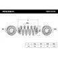 Ressort de suspension pour OPEL, VAUXHALL- 424203 93170489