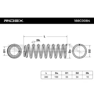 Ressort de suspension pour MERCEDES-BENZ- 2113211404 A2113211404