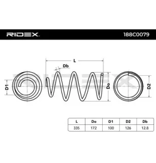 Ressort de suspension pour BMW- 1093068, 1093069, 1094733, 31331093068, 31331093069, 31331094733, 31331096038 31336756967