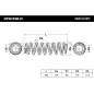 Ressort de suspension pour VW- 6N0411105P 6N0411105T