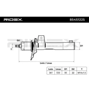 Amortisseur pour AUDI, CUPRA, SEAT, SKODA, VW- 5Q0413023FL, 5Q0413031FK, 5Q0413031FA, 5Q0413023EQ, 5Q0413031FL