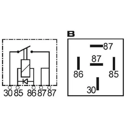 Relais 12 V 40 A