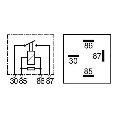 Mini relais 24 V 70 A