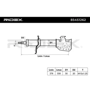 Amortisseur pour DAIHATSU- 226300M200, 48510B4011, 48510B4020, 48510B4050 48510B4080