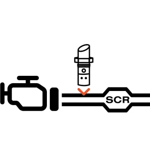 Capteur NOx, Injection d'urée Pour RENAULT - VOLVO - 7422219281 - 7422315988 - 7422827991 - 21474015 - 21531797