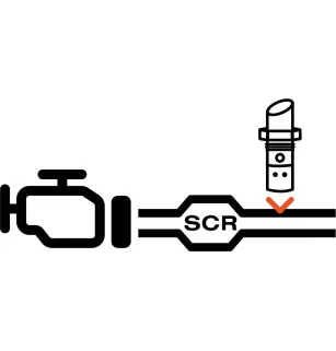 Capteur NOx, Injection d'urée Pour SCANIA - 1928159 - 2025143 - 2064769 - 2247381 - 2294291 - 2296801