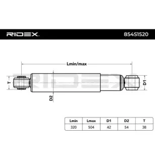 Amortisseur pour ISUZU, OPEL VAUXHALL- 436262