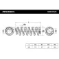 Ressort de suspension pour VW- 3C0511115AC