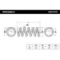 Ressort de suspension pour VOLVO- 8624884