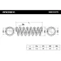 Ressort de suspension pour VOLVO- 30639801 30666221