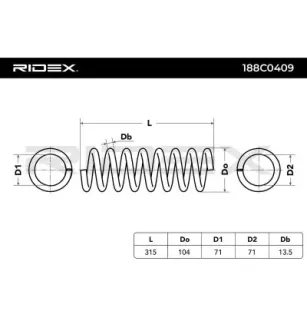 Ressort de suspension pour MERCEDES-BENZ- 2103241704, 2103243204, 2103242804, A2103241704 A2103243204