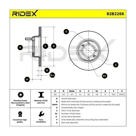 Disque de frein pour ALFA ROMEO- 0060526087, 0060727282