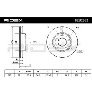 Disque de frein pour CHEVROLET GMC- 15733699