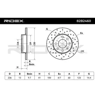 Disque de frein pour GENERAL MOTORS, OPEL- 569013 569030