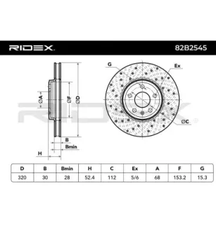 Disque de frein pour AUDI AUDI (FAW)- L8KD615301A