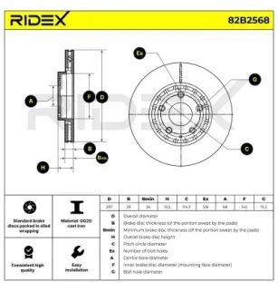 Disque de frein pour MAZDA- GBFT33251, GBFT33251A KD4533251