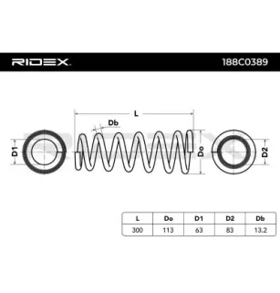 Ressort de suspension pour TOYOTA- 4823105310 4823105311