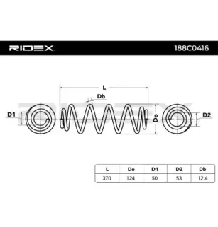 Ressort de suspension pour AUDI- 4G0511115AK, 8K0511115DH 8K0511115DJ