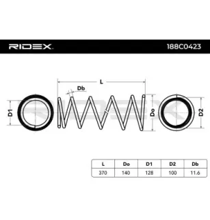 Ressort de suspension pour TOYOTA- 4813152030 4813152070