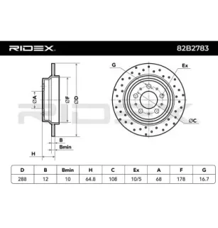 Disque de frein pour VOLVO- 314718210, 9434167, 94341670 94341674