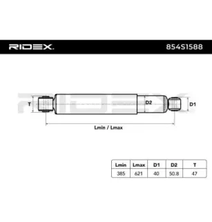 Amortisseur pour JEEP- 52089751AD, 52089751AE, 52089751AG, 52089751AL 52089752AD