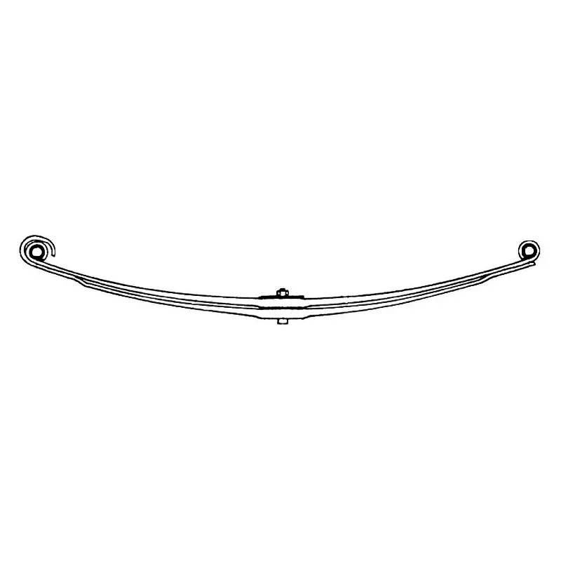 Lame de ressort Pour Scania P,G,R,T - series, 4 - series - 1312992 - 1377668.