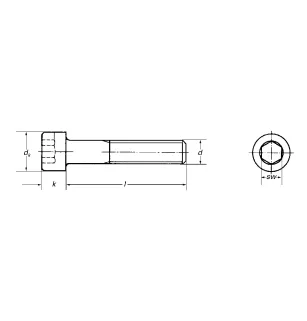 Vis cylindrique