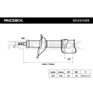 Amortisseur pour SUBARU- 20310AE100, 20310AE120, 20310AE300 20310AE320