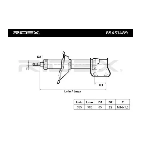 Amortisseur pour SUBARU- 20310AE100, 20310AE120, 20310AE300 20310AE320