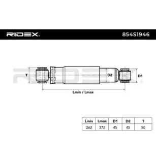 Amortisseur pour DACIA, RENAULT- 562101932R, 562102464R, 562106339R, 562107865R, 8660004108 8660004143