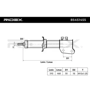 Amortisseur pour SUZUKI- 41602M68K00, 41602M79G00 41602M79G50