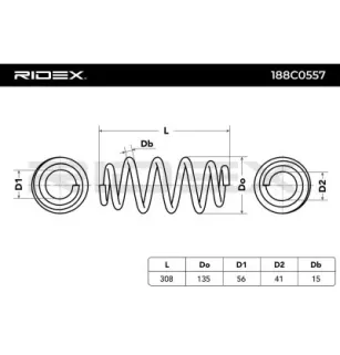Ressort de suspension pour AUDI- 4F0511115BN 4F0511115BP