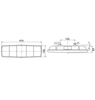 LC4 - Linkes/rechtes Rücklicht mit EPP- und hinterem PE-Anschluss Vignal 141500