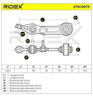 Bras de suspension pour MERCEDES-BENZ- 2113308107, 2113309107, A2113308107 A2113309107