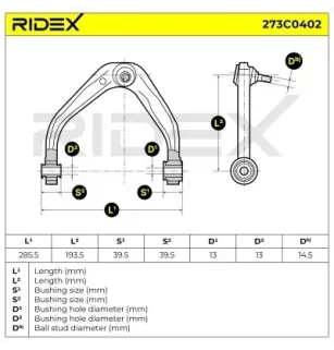 Bras de suspension pour ALFA ROMEO- 50704948, 50707480, 51787336, 51817624, 51828660, 51835398, 71546513 71746513