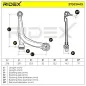 Bras de suspension pour ABARTH, ALFA ROMEO, FIAT, FORD, FORD USA, LANCIA- 50708824, 50709580, 50710620 51857022