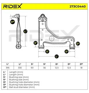 Bras de suspension pour GENERAL MOTORS, OPEL, VAUXHALL- 24428209, 352038, 5352004, 90496040, 90498376 9228477