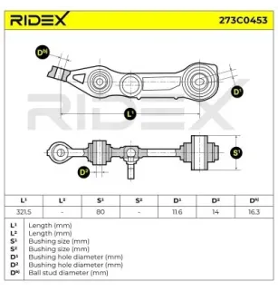 Bras de suspension pour MERCEDES-BENZ- 2113308207, 2113309207, A2113308207 A2113309207