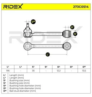 Bras de suspension pour HYUNDAI- 552501D000, 552501H000, 552501H000FFF, 552502G001, 552502H000 552502S000