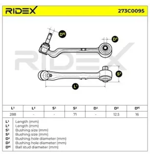 Bras de suspension pour BMW- 2405859, 31122405859, 31126763699, 31126769793, 31126770849, 31126786203, 6763699, 6769793