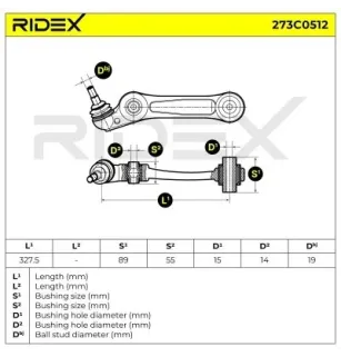 Bras de suspension pour BMW- 31126794203 6794203