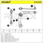 Bras de suspension pour CITROËN, PEUGEOT- 1612159980, 1607308880, 3521C8, 3521H9, 3521J0, 3521P5, 3521R9, 3521S1, 3521P4 E455004