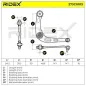 Bras de suspension pour CITROËN, PEUGEOT- 1612159880, 1607308680, 3520G8, 3520L7, 3520L8, 3520S4, 3520V7, 3520W0