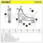 Bras de suspension pour MERCEDES-BENZ- 1703300207, 2023302707, 2023304207, A1703300207, A2023302707 A2023304207