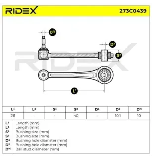 Bras de suspension pour BMW MINI- 33321096797