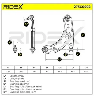 Bras de suspension pour AUDI, SEAT, SKODA, VW- 1J04071511J0407365A, 1J0407151C1J0407365C, 1J0407151C1J0407365A