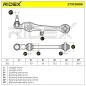 Bras de suspension pour AUDI, AUDI (FAW), SKODA, VW- 4D0407151E, 4D0407151D, 4D0407151G, 4D0407151C, 4D0407151H