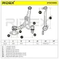 Bras de suspension pour CITROËN, FIAT, LANCIA, PEUGEOT- 3521K4, 352164, 352183, 352185, 3521C9, 1313084080, 3521L0 4241428