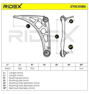 Bras de suspension pour BMW, BMW (BRILLIANCE)- 31126774820, 31126770248, 31126777852, 31126758520, 31126751318